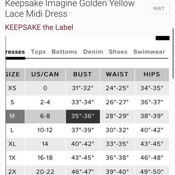 Keepsake Yellow Midi Dress - Picture 7 of 7